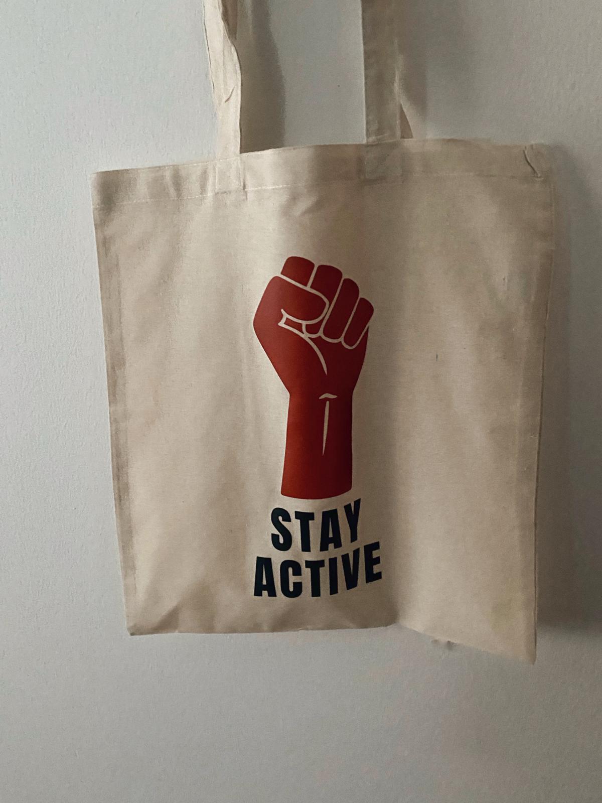 Tote Bag Stay Active