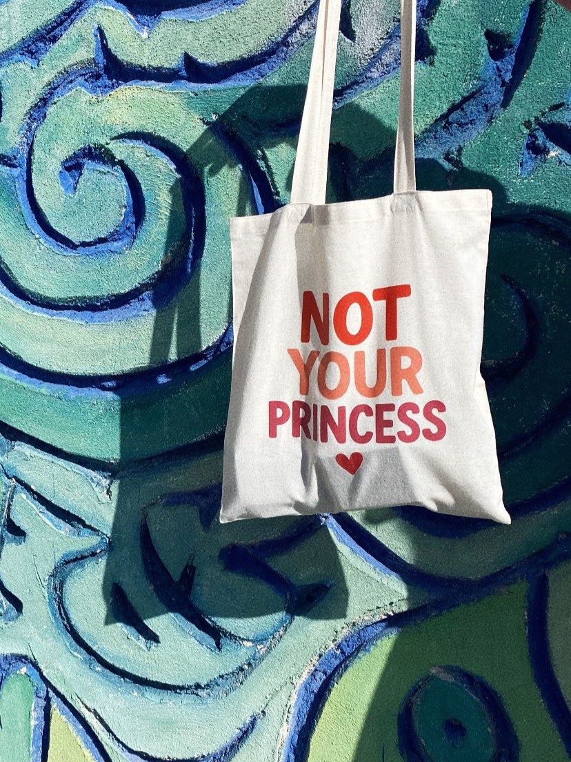 Tote Bag Not your Princess - alternate